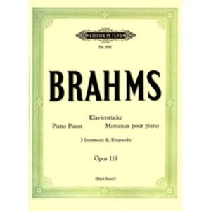 brahms klavierstuck op.119