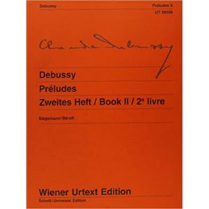DEBUSSY preludes 2 BOOK