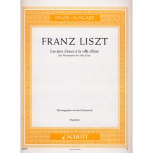 LISZT LES JEUX DEAUX A LA VILLA DESTE